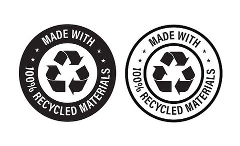 Gemaakt met gerecyclede materialen