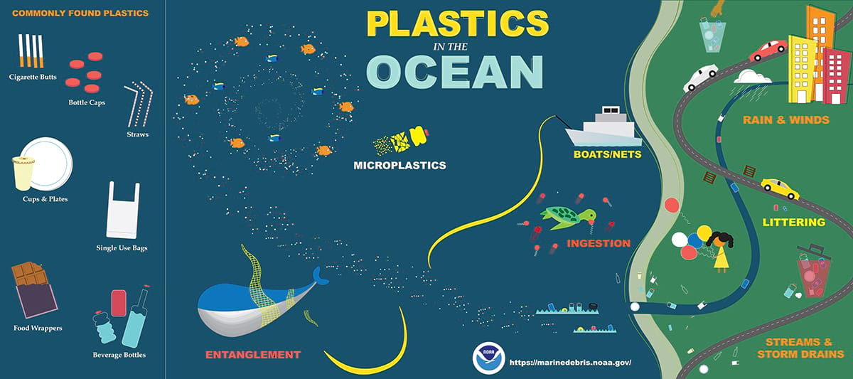 Infographic: plastics in the ocean