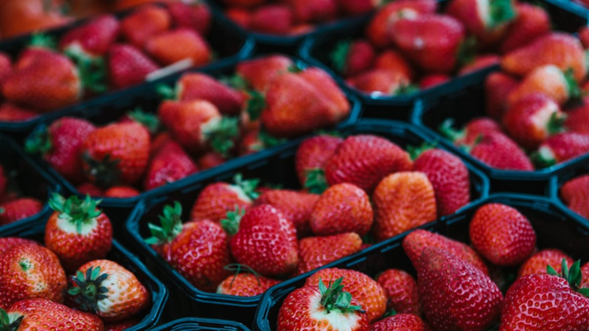 Aardbeienbakjes